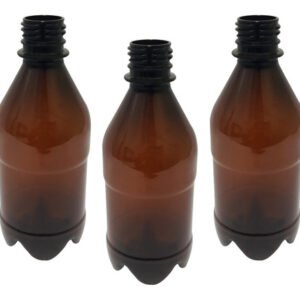 972 Frascos Plástico Âmbar Pet 350ml Vazios Sem Tampas Agu