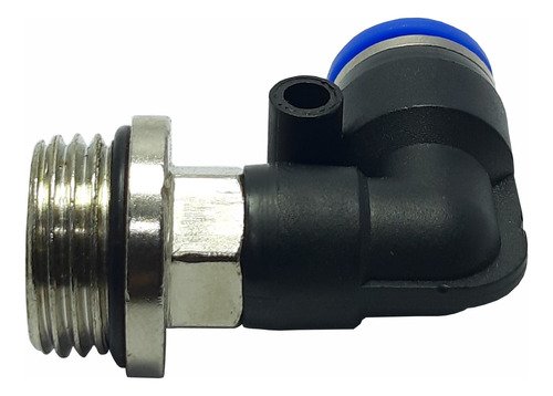 1 Conexão Pneumática Cotovelo Macho Rosca 1/2 X Tubo 10mm - Imagem 4