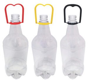 360 Frascos Plásticos Cristal Pet 1l Com Alça 2 Dedos Gr2