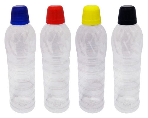 684 Frasco Plástico Cristal Pet 500ml Tamp Dosadora 20ml Lim