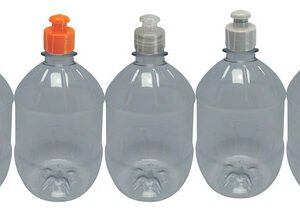 686 Frasco Plástico Cristal Pet 500ml Com Tampa Pushpull Cac