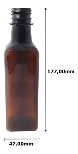 211 Frasco Plástico Âmbar Pet 250ml Batoque 12 Furos Aze - Imagem 5