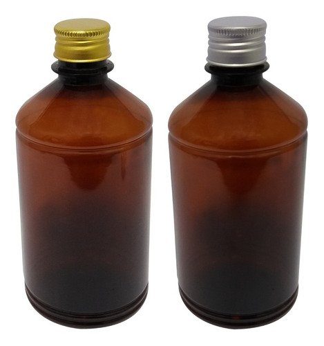 678 Frasco Plástico Âmbar Pet 500ml Tampa L Batoque Far