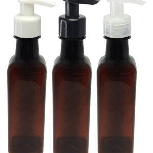 24 Frasco Plástico Âmbar 250ml Válvula Bico Pato S Aze