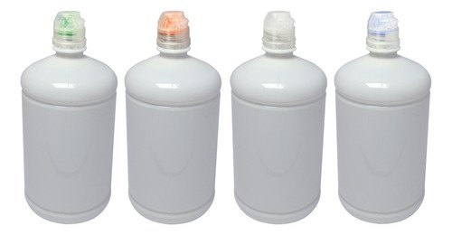 360 Frasco Plástico Branco Pet De 1l Tampa Sport Fliptop Sab - Imagem 2