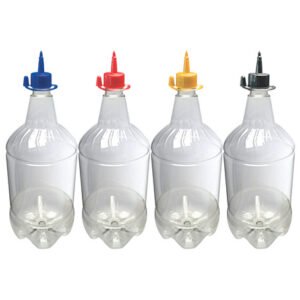 30 Frascos Plástico Cristal Pet 1,5l C/ Bico Aplicador Gr2