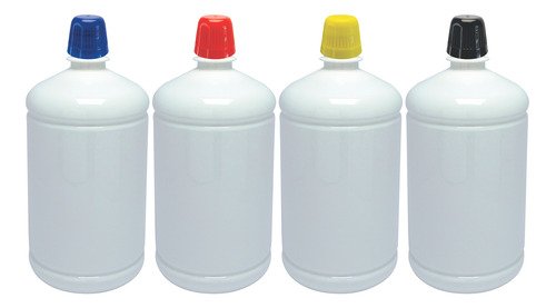 22 Frascos Plástico Branco Pet De 1l Tampa Dosadora 20ml Sab