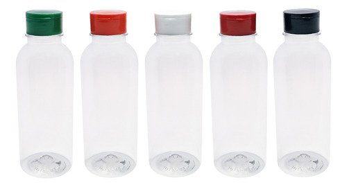 324 Frascos Plástico Cristal Pet 400ml Tampa Peneira Det - Imagem 2