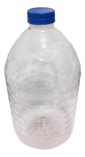 63 Galão Plástico Cristal Pet 5l Vazio Com Tampa Rosca Lacre