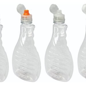 50 Frascos Plástico Cristal Pet 500ml Squeeze Sport