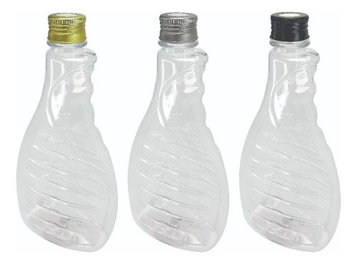 100 Frasco Plástico Cristal Pet 500ml Tampa Difusor C/ F Bor