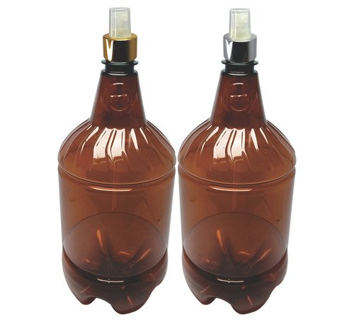 3 Frascos Plástico Âmbar Pet 1,5l Com Válvula Spray L Gr2