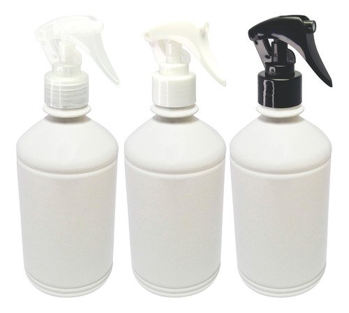 678 Frascos Plástico Branco Pet 500ml Válv Mini Gatilho Far