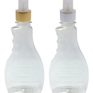 60 Frasco Plástico Cristal Pet 300ml Válvula Spray L Bor