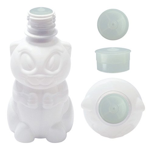 256 Frasco Branco Pet 300ml Aromatizante Tampa Batoque Zoo - Imagem 5