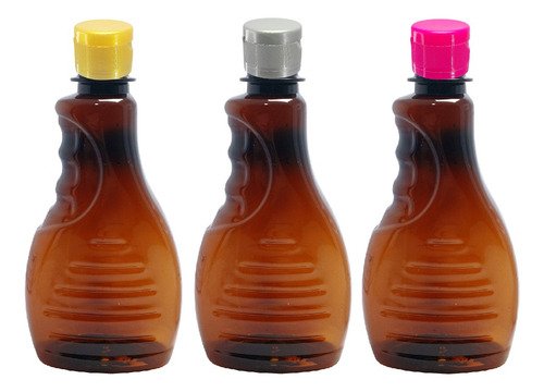 280 Frascos Plástico Ambar Pet 300ml Fliptop Batoque Bor - Imagem 6