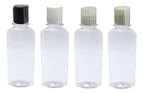 520 Frasco Plástico Cristal Pet 140ml Tampa Disktop Aro - Imagem 2