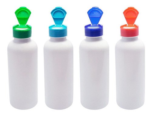 289 Frascos Plástico Branco Pet 500ml Tampa Fliptop Cap Det - Imagem 2