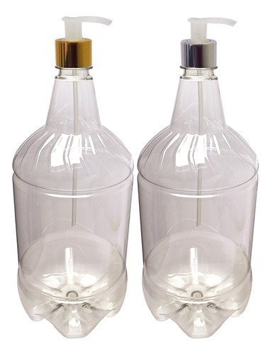 3 Frascos Plástico Cristal Pet 1,5l Válvula Bico Pato L Gr2