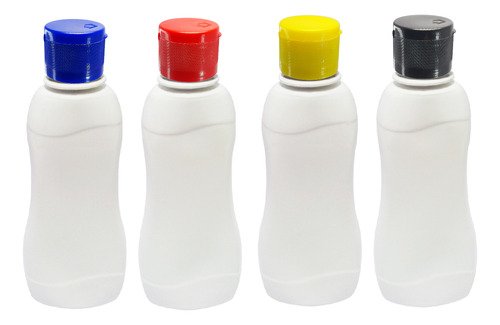 1260 Frascos Plástico Branco Pet 200ml C/ Tampa Fliptop Cat - Imagem 2