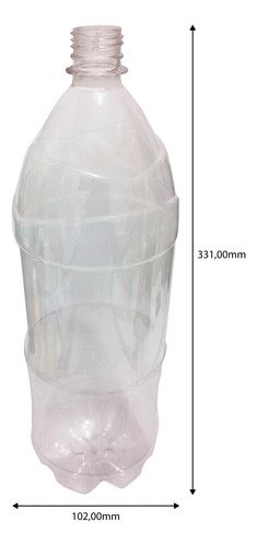 12 Frasco Plástico Cristal Pet 2l Com Tampa Disktop Ref - Imagem 8