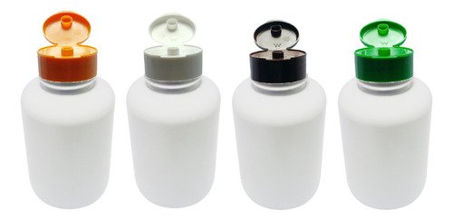 351 Frascos Plástico Branco Pet 330ml Fliptop C/ Rosca Sup - Imagem 3