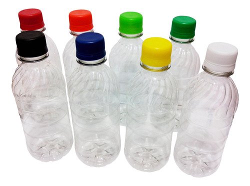 16 Frascos Plásticos Cristal Pet 330ml Tampa S Batoque Suc