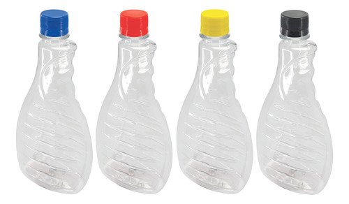 100 Frasco Plástico Cristal Pet 500ml Tampa S Batoque Bor