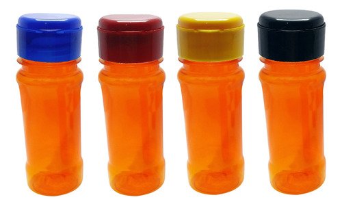 702 Frasco Plástico Laranjado Pet 120ml Fliptop C/ Rosca Con - Imagem 2