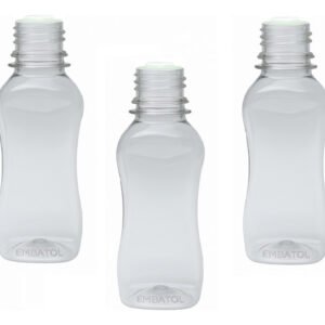 2541 Frasco Plástico Cristal Pet 120ml Batoque 12 Furos Cat