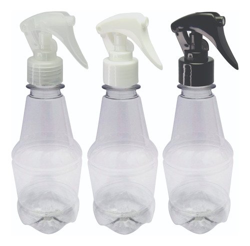 130 Frasco Plástico Cristal Pet 300ml Válv Mini Gatilho Gr2