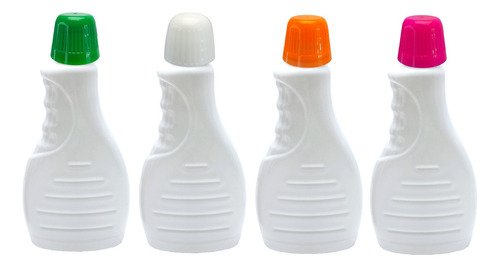 16 Frasco Plástico Branco Pet 300ml Tampa Dosadora 20ml Bor - Imagem 2