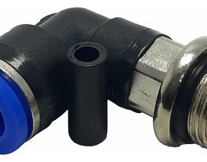 1 Conexão Pneumática Cotovelo Macho Rosca 3/8 X Tubo 10mm