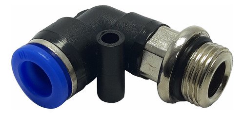 1 Conexão Pneumática Cotovelo Macho Rosca 3/8 X Tubo 10mm