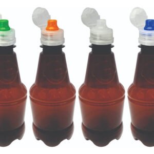 306 Frasco Âmbar Pet 300ml Tampa Sport Fliptop Gr2