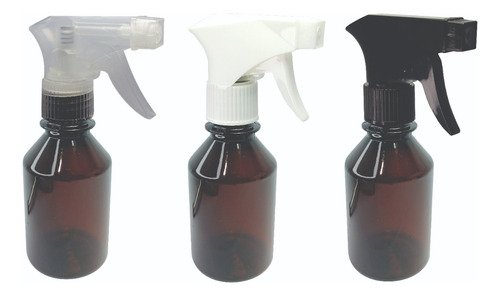 36 Frascos Plástico Âmbar Pet 150ml Válvula Gatilho Far