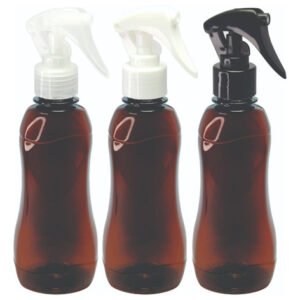 96 Frasco Plástico Âmbar 200ml Pet Válv Mini Gatilho Cat