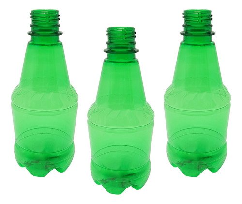 306 Frascos Plástico Verde Pet 300ml Tampa Sport Fliptop Gr2 - Imagem 3
