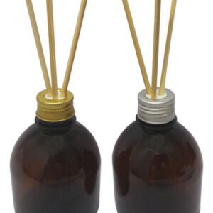 904 Frascos Plástico Âmbar 300ml Tampa Difusor Varetas Sab