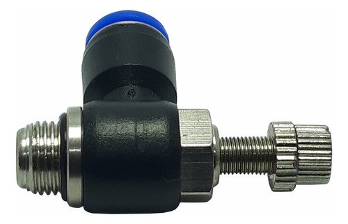 200 Conexão Pneumática Regulador Fluxo Rosca 1/8 X Tubo 6mm - Imagem 4