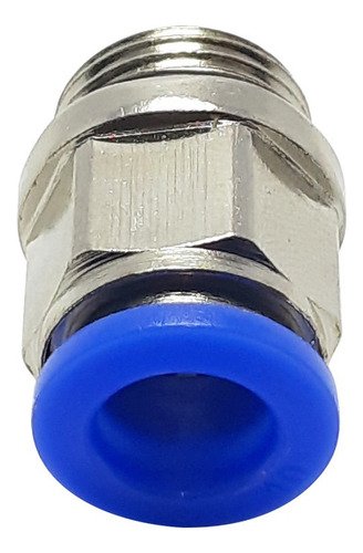 1 Conexão Pneumática Reta Macho Rosca 3/8 X Tubo 10mm - Imagem 4
