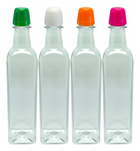 760 Frasco Plástico Cristal Pet 500ml Tamp Dosadora 20ml Aze - Imagem 2