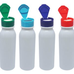 1518 Frasco Plástico Branco Pet 250ml Tampa Fliptop Cap Det