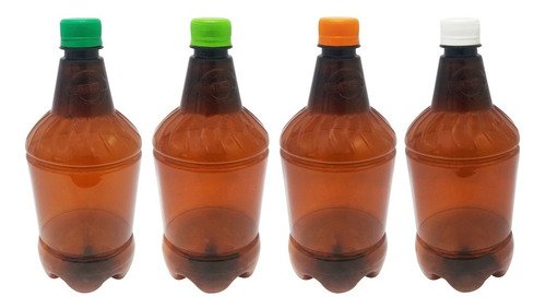 200 Frasco Plástico Âmbar Pet 1,5l Tampa S Batoque Gr2 - Imagem 2