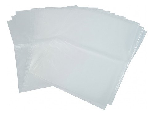 5 Pct Saco Plástico Transparente Pe 35x50 10 Micra C/ 100