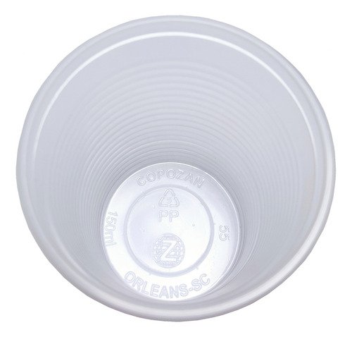 2500 Copos Descartáveis Plásticos Pp Cristal C/ Tampa 150ml - Imagem 4