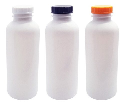 289 Frasco Plástico Branco Pet 500ml Tam Rosca S/ Lacre Det