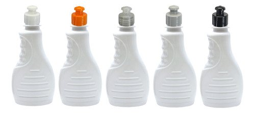 280 Frascos Plástico Branco Pet 300ml C/ Tampa Pushpull Bor - Imagem 2