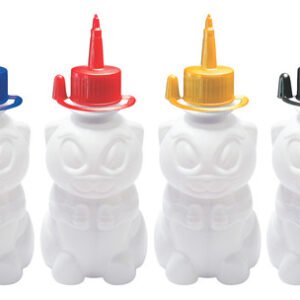 19 Frasco Plástico Branco Pet 300ml C/ Bico Aplicador Zoo