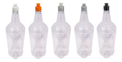 132 Frascos Plástico Cristal Pet 2l Com Tampa Pushpull Gr2 - Imagem 2